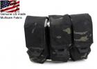 G TMC QUOP TRI M4 Mag Pouch ( Multicam Black )